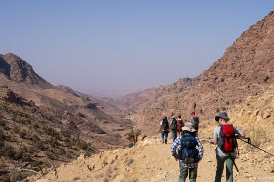 Dana to Petra (Jordan Trail, group) 1 March 2026