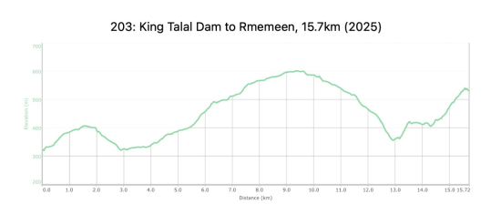 203: King Talal Dam to Rmeimeen