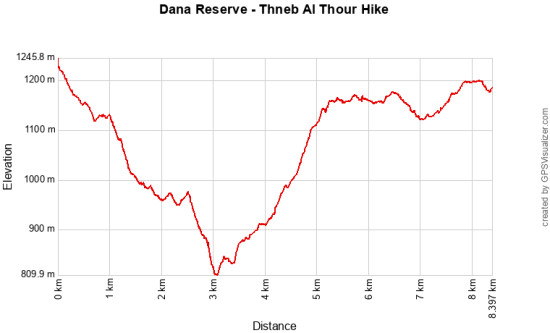Dana Reserve - Thneb Al Thour Hike