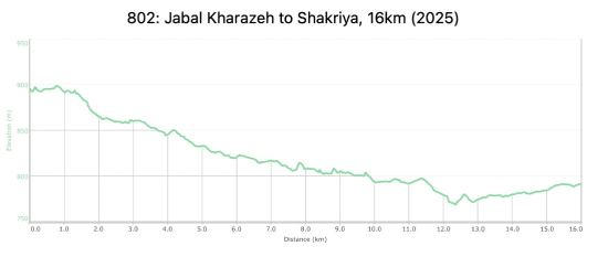 802: Jabal Kharazeh to Shakriya